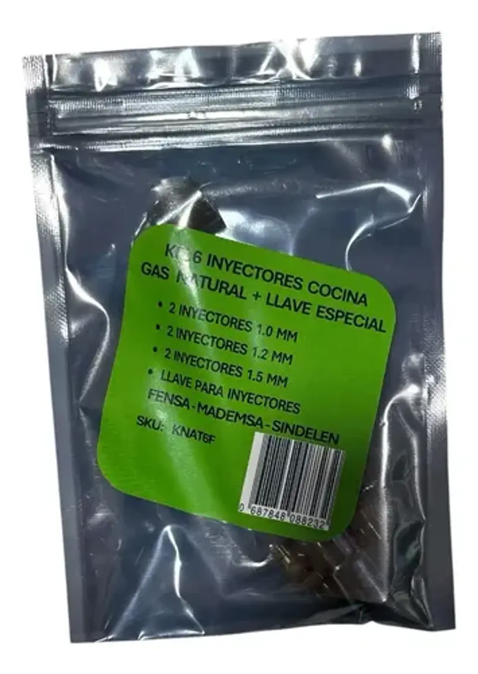 Inyectores + Llave Cocina Fensa-mademsa-sindelen Gas Natural 3