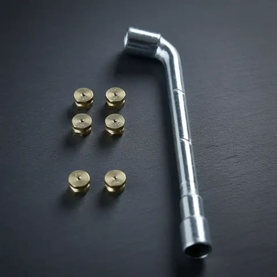 Inyectores + Llave Cocina Fensa,mademsa,sindelen Gas Licuado 7