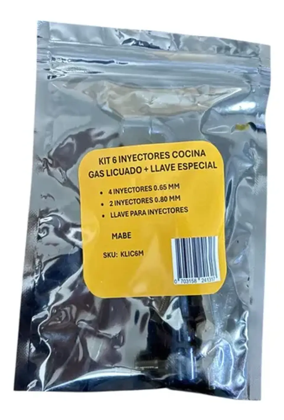 Inyectores + Llave Cocina Mabe Gas Licuado 3