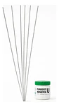 Pack De 5 Soldaduras De Plata Al 15% (60 Cm)  + Fundente 50g - Miniatura 1