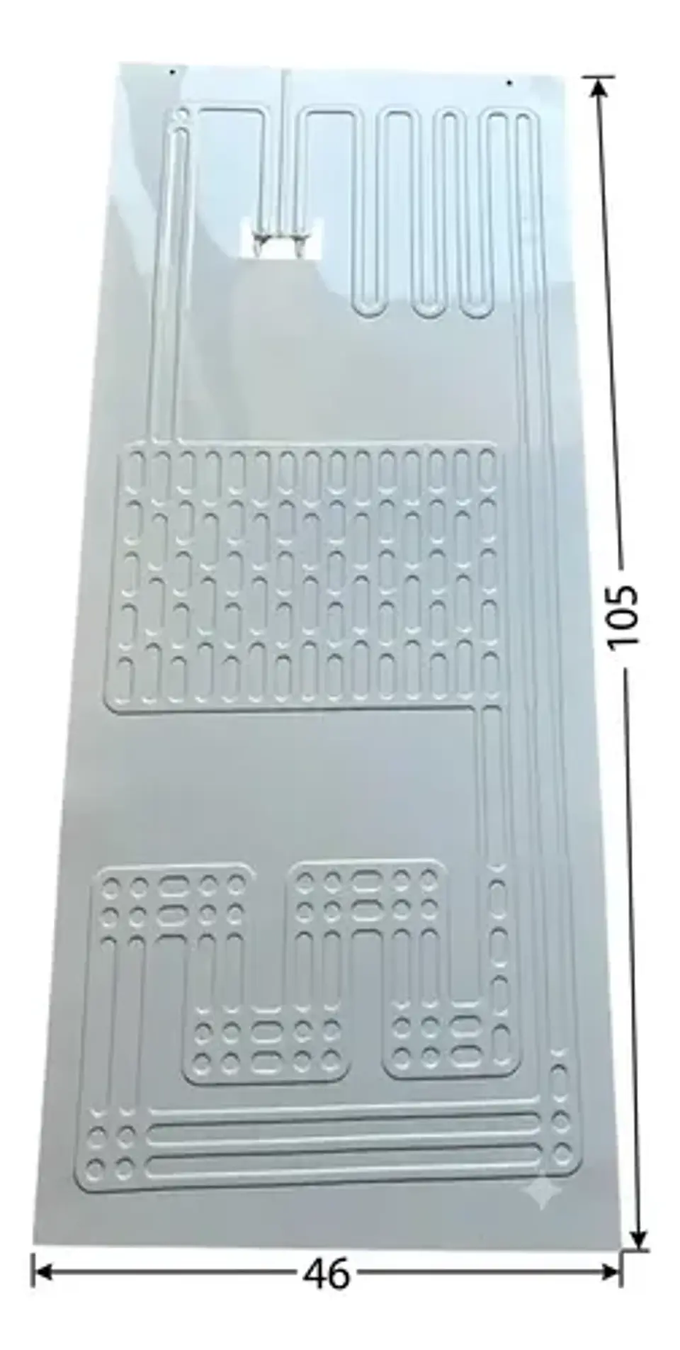 Placa Evaporadora 105x46/capilar0.8/2m Tuberia 1/4-aislacion 5