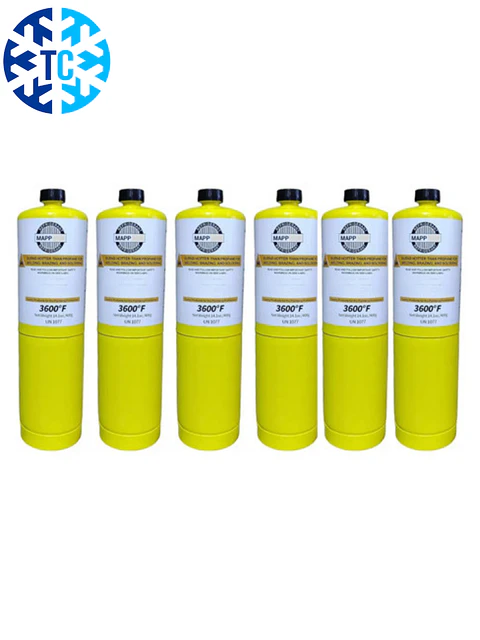 Gas Mapp Para Soldar Pack 6 Unidades