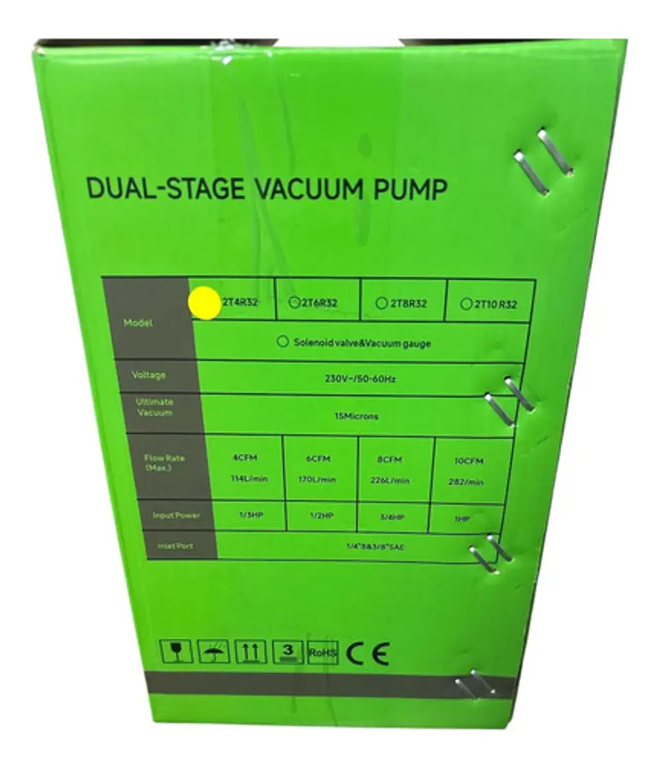 Bomba De Vacio 4 Cfm 2 Etapas R32 4