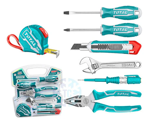 Kit De Herramientas Combinadas Total Thkthp90076 De 7 Piezas