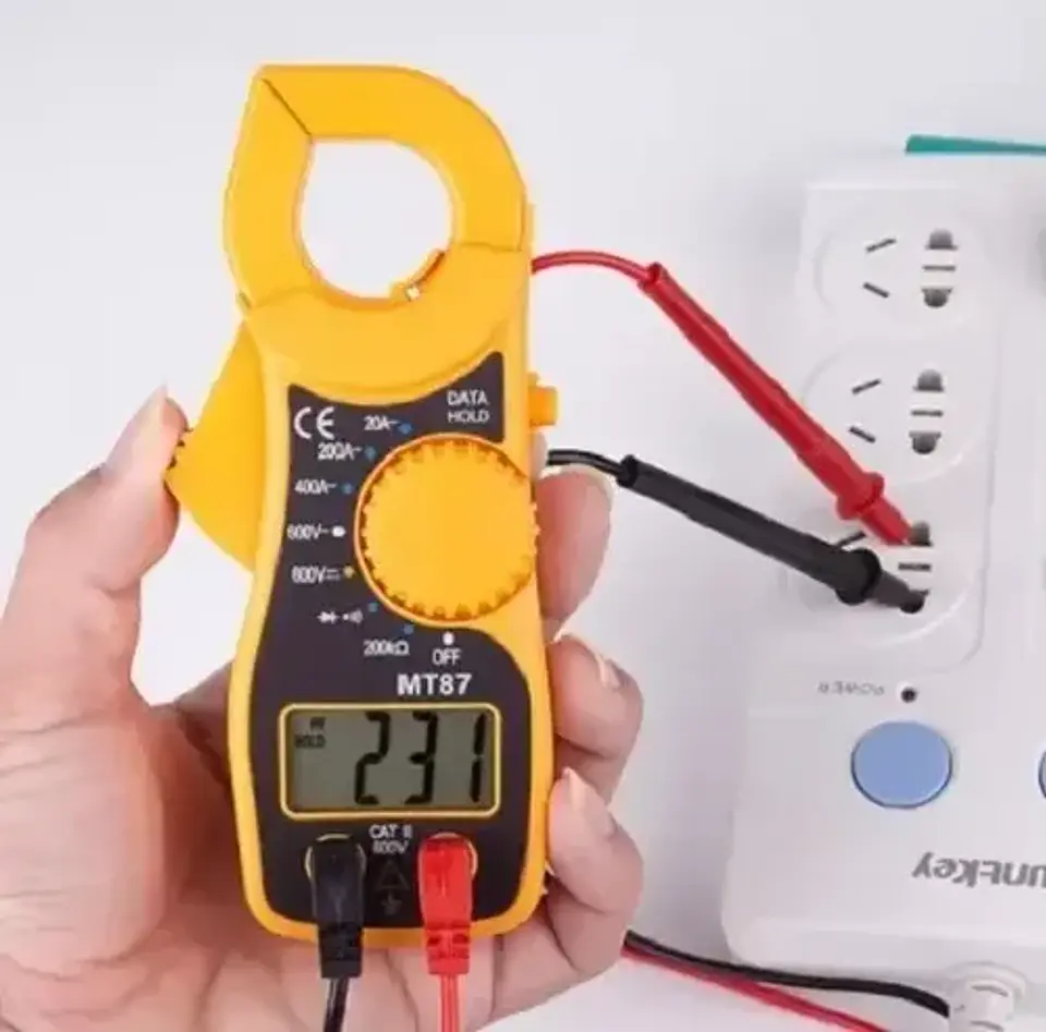Tester Pinza Multitester Amperímetro Digital Mt087 2
