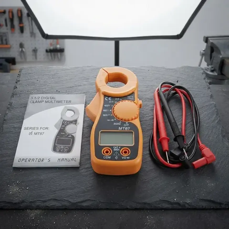 Tester Pinza Multitester Amperímetro Digital Mt087 4