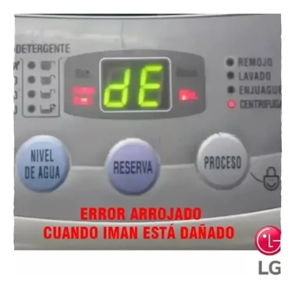 Imán Sensor Para Tapa De Lavadora LG 3