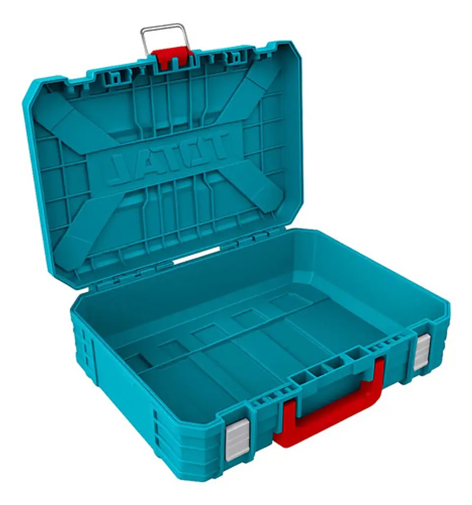 Caja Maleta De Herramientas 19 Pulgadas Apilable Total Unid 3
