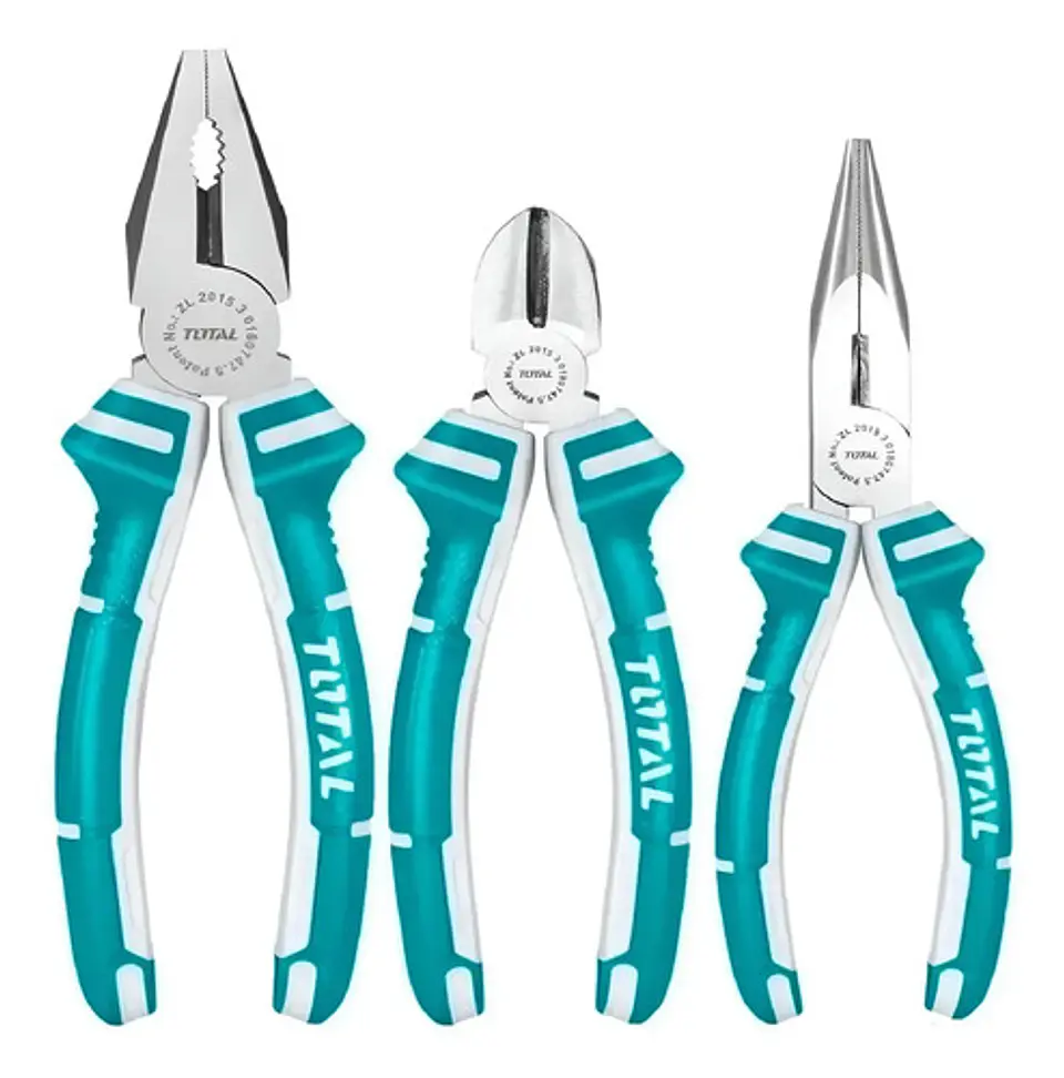 Set De 3 Alicates Industriales Total 1