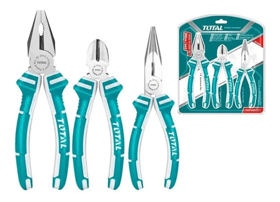 Set De 3 Alicates Industriales Total 2