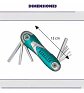 Juego Llaves Allen Hexagonales Industrial Total 2-8mm - Miniatura 6