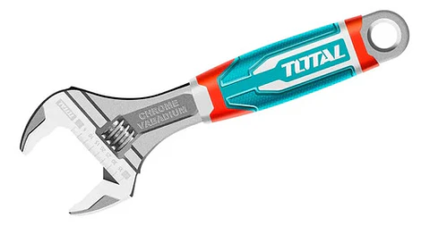 Llave Ajustable Manual 8'' Acero Cromo Vanadio