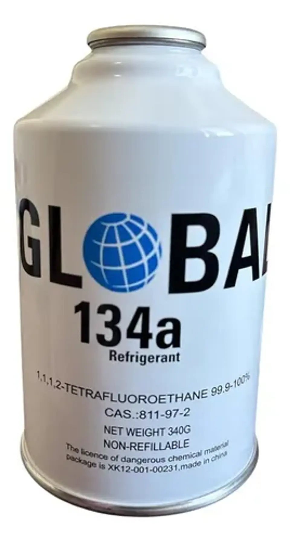 Botella R134-a 340 Gr Con Llave 3