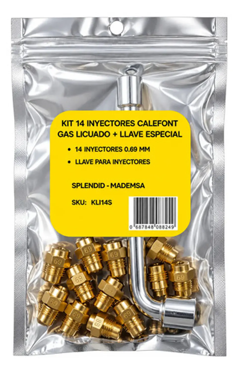Kit 14 Inyectores Para Calefont Splendid-mademsa Gas Licuado 2
