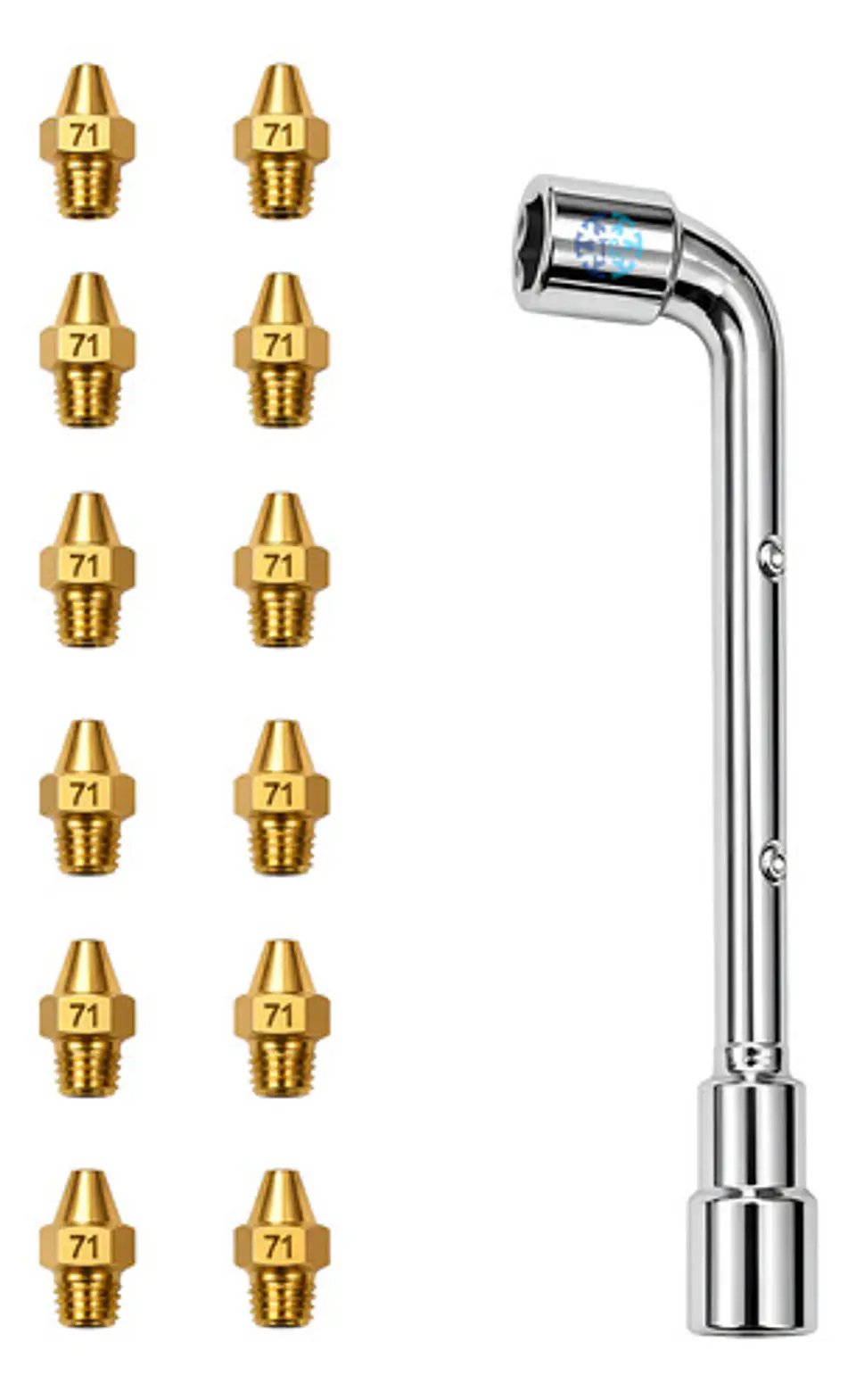 Kit 14 Inyectores Para Calefont Junkers Gas Licuado + Llave 1