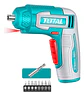Atornillador Inalámbrico Total 4v 4nm Con Brocas Cr-v - Miniatura 2