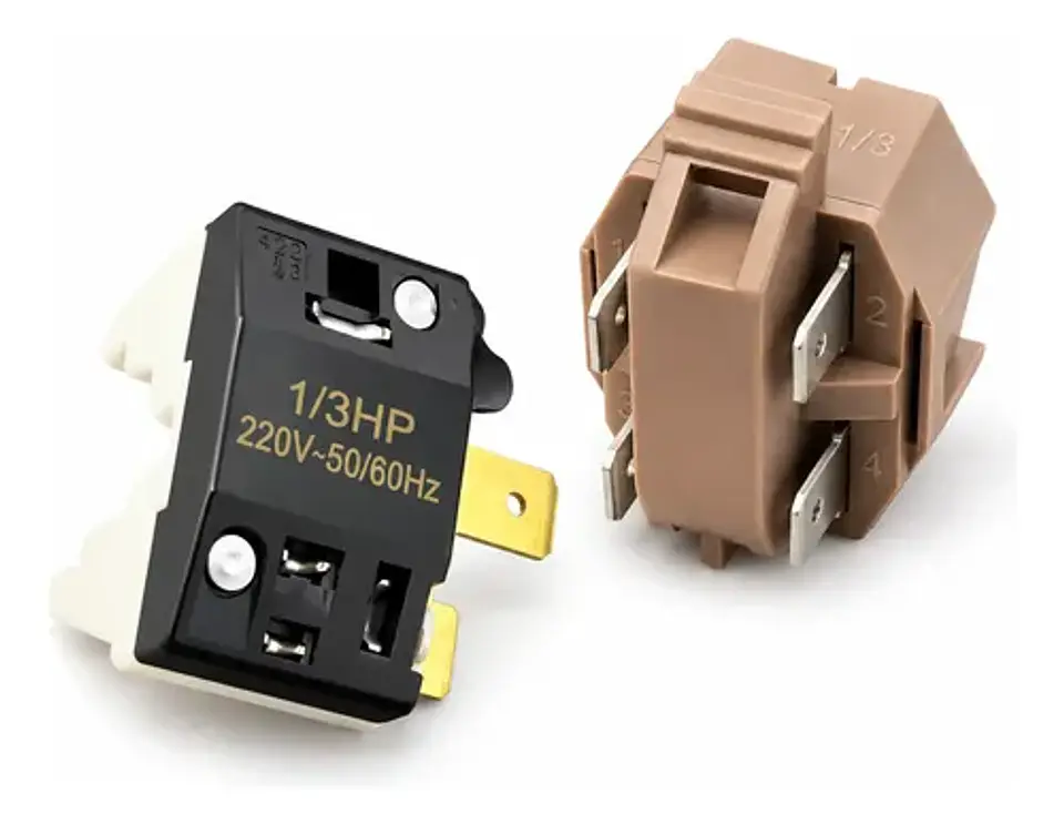 Kit Rele Ptc Y Térmico 1/3 Hp Para Compresor 2