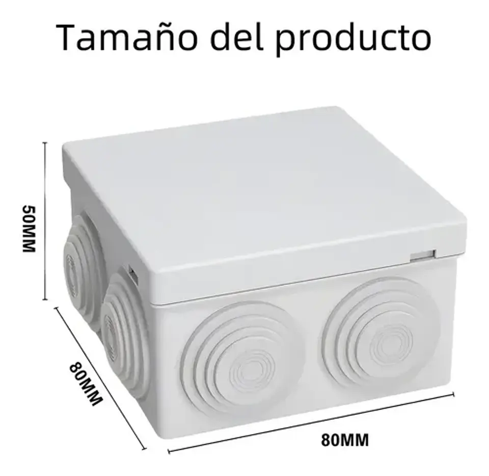 Caja Estanca Derivacion Pvc 80x80x50 3