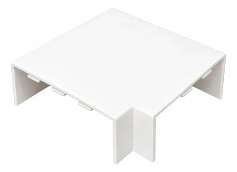 Tapa Angulo Plano Para Canaleta 100x50 Mm