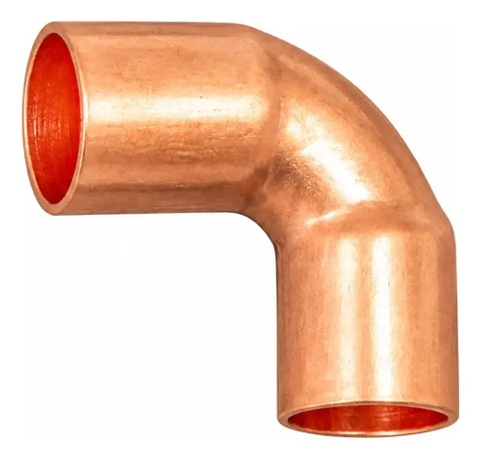Codo De Cobre 3/8 Para Refrigeración (9.5mm) Pack 4 Unidades 1