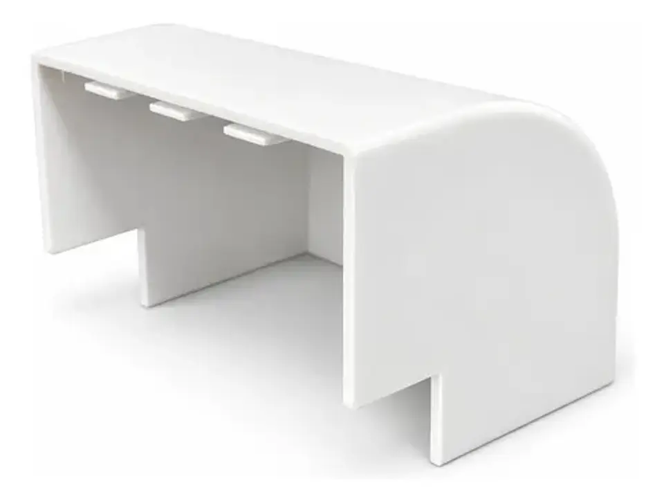 Tapa Angulo Exterior Para Canaleta 100x50 Mm 1