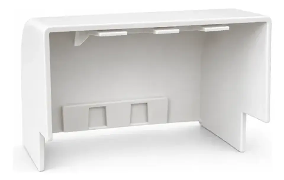 Tapa Angulo Exterior Para Canaleta 100x50 Mm 2