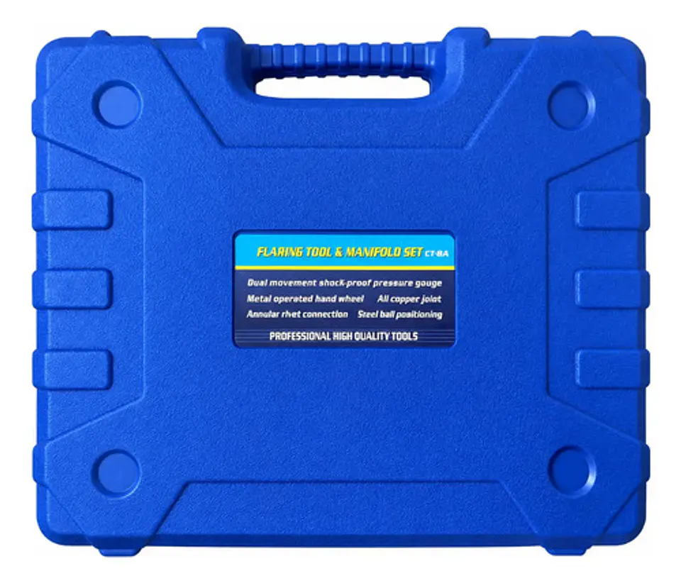 Kit De Herramientas De Refrigeración Con Manometro 6