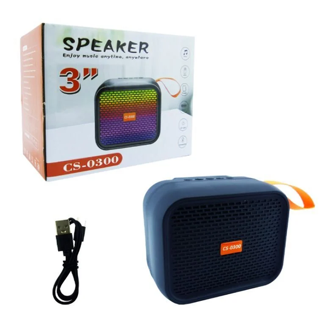 Parlante Portátil Recargable Bluetooth 3W CS-0300 4