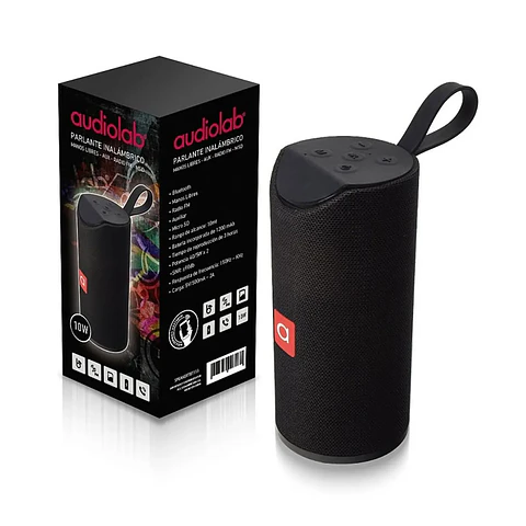 Parlante Portátil Bluetooth Recargable 10W Audiolab BT113N