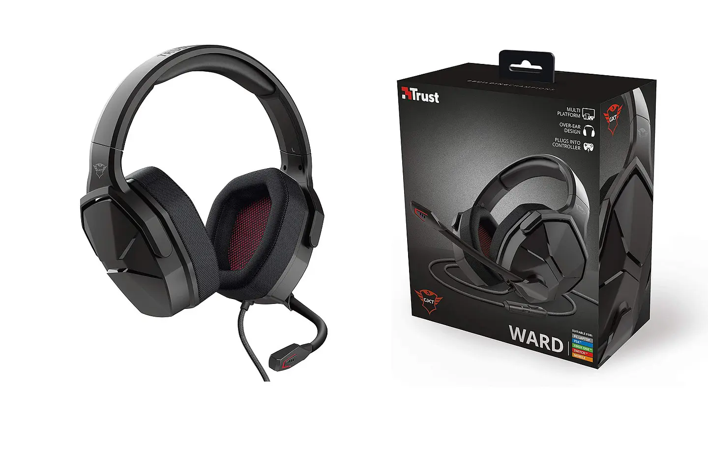Audífonos Over-Ear Gamer Multi Plataforma Trust Ward GXT 4371 2