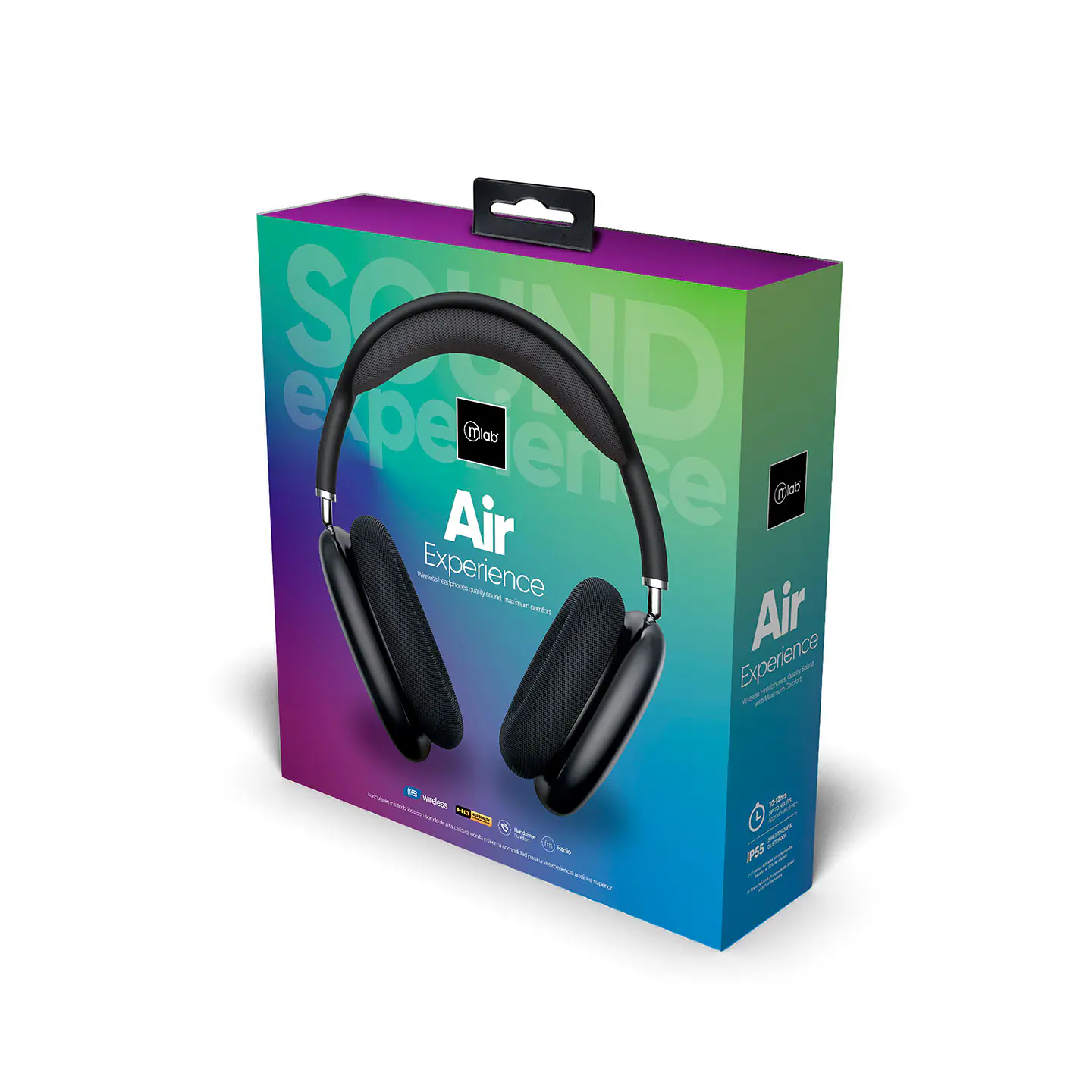 Audífonos Over-Ear Inalámbricos Air Experience Space Gray Mlab 09311 6