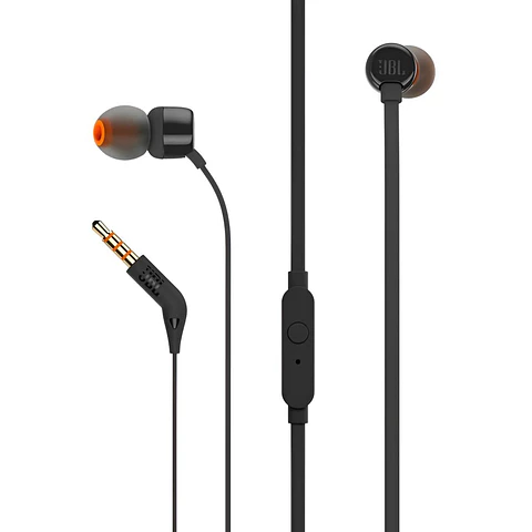 Audífonos In-Ear con Cable JBL T110 Negro