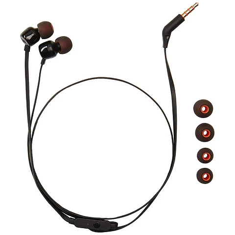 Audífonos In-Ear con Cable JBL T110 Negro
