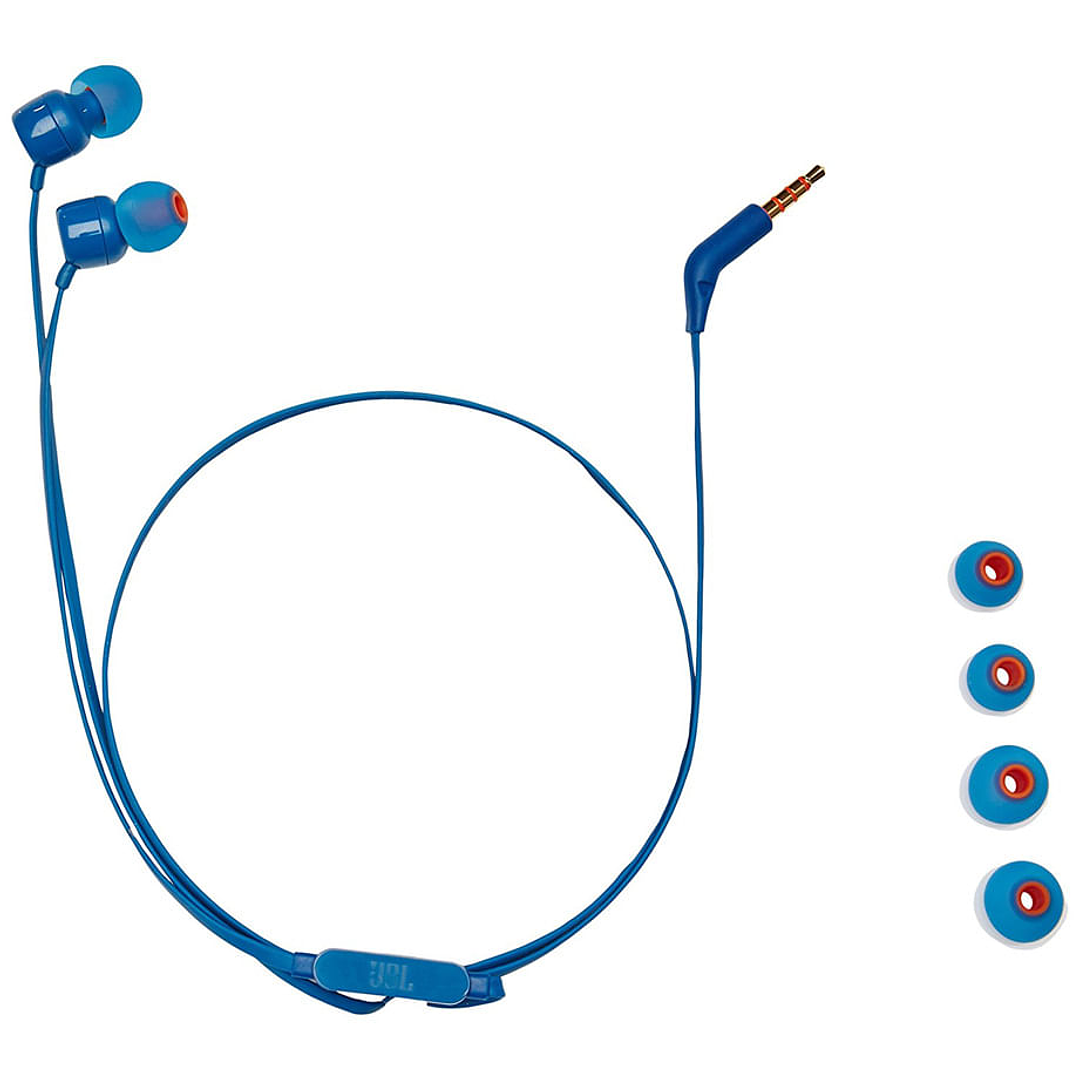 Audífonos In-Ear con Cable JBL T110 Azul 3