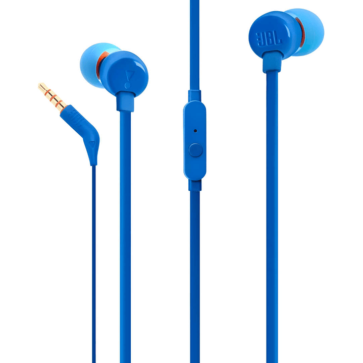 Audífonos In-Ear con Cable JBL T110 Azul 1