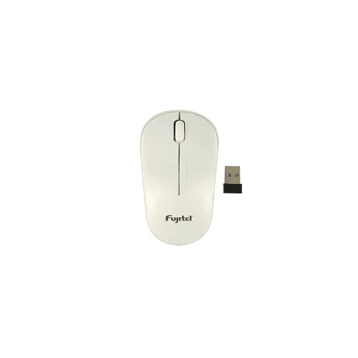 Mouse Inalámbrico 1200 DPI Fujitel Blanco 1