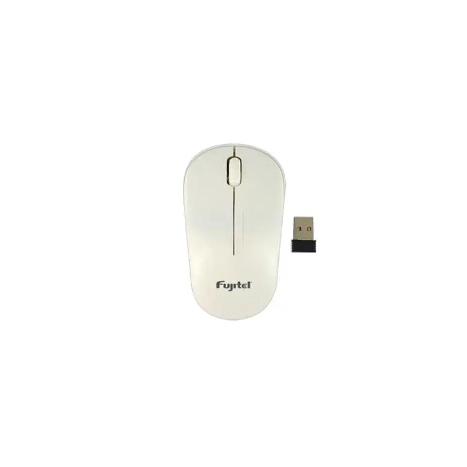 Mouse Inalámbrico 1200 DPI Fujitel Blanco 1