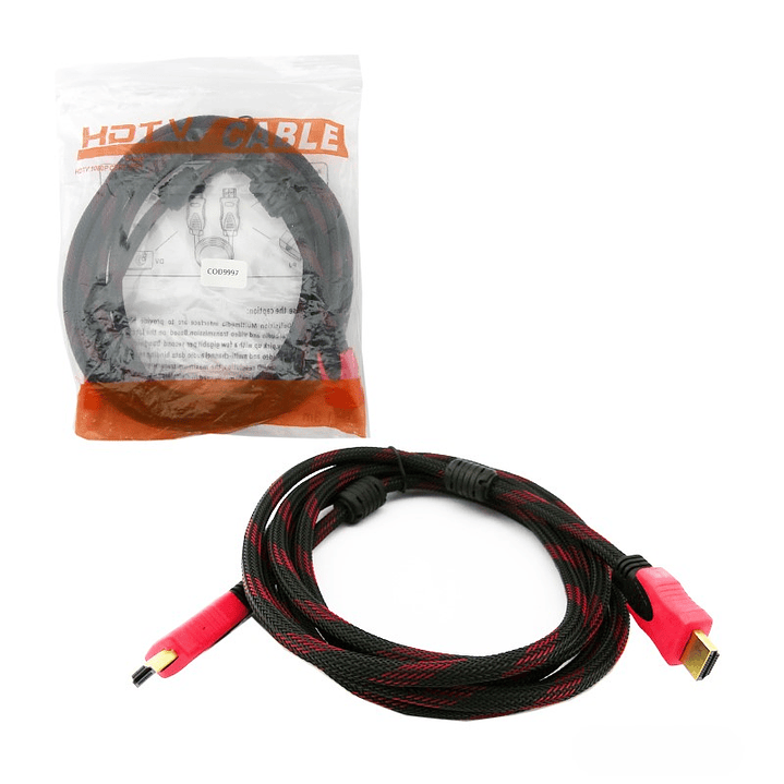 Cable HDMI 1.4 Full HD Reforzado 3Mts 2