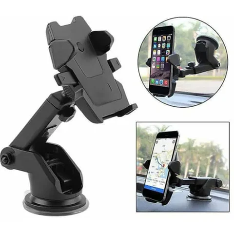 Soporte de Smartphone para Vehículo con Ventosa y Brazo Extensible