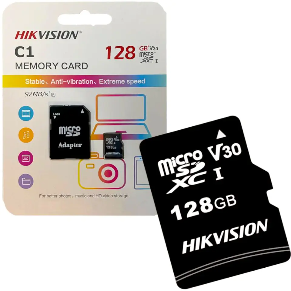 Memoria Micro SD 128Gb Clase 10 Hikvision HSTFC2 1
