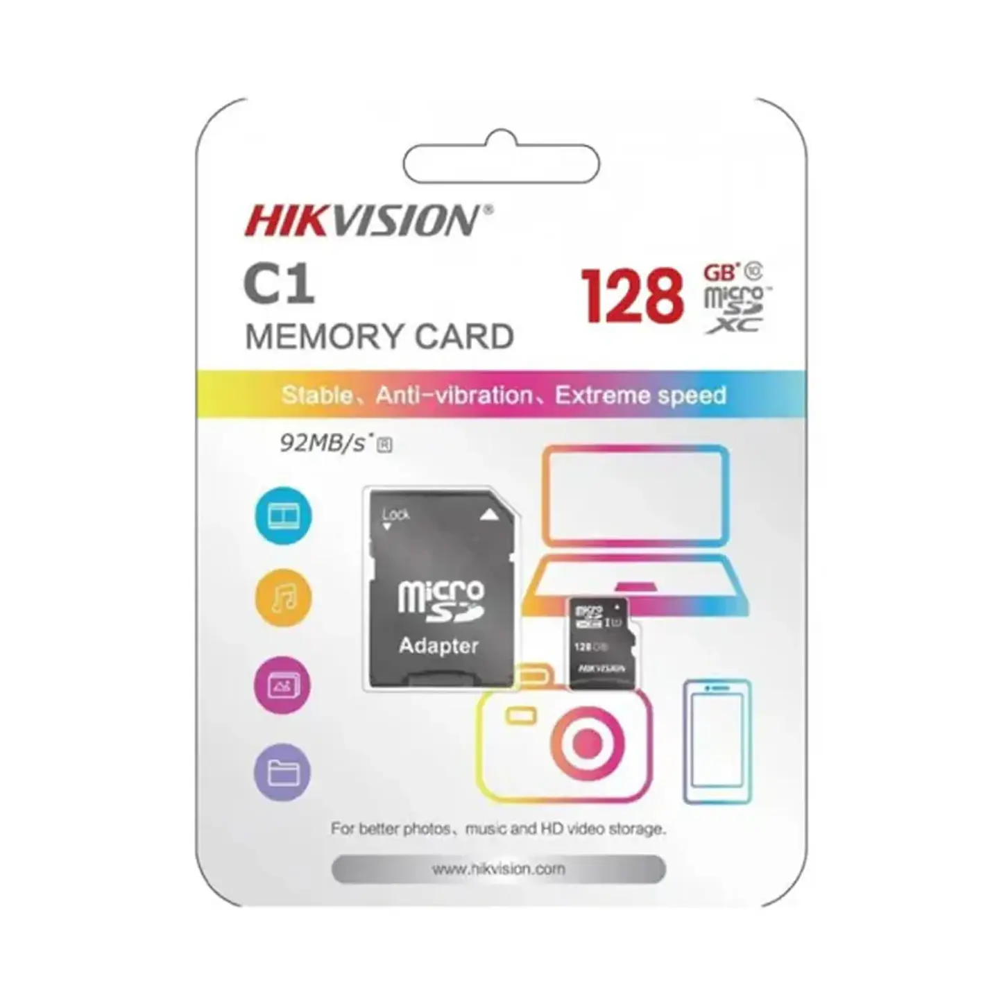 Memoria Micro SD 128Gb Clase 10 Hikvision HSTFC2 3
