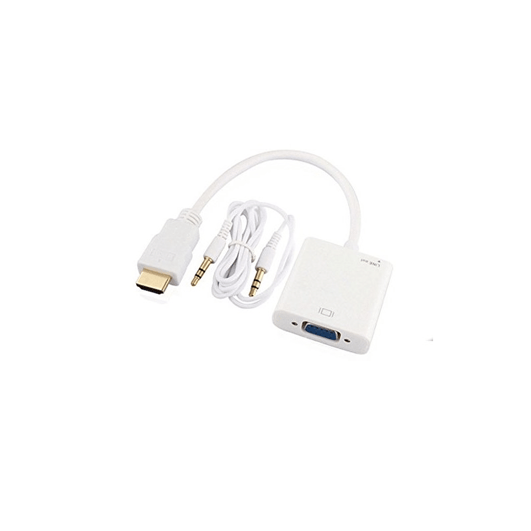 Conversor de Video HDMI a VGA con Audio 3