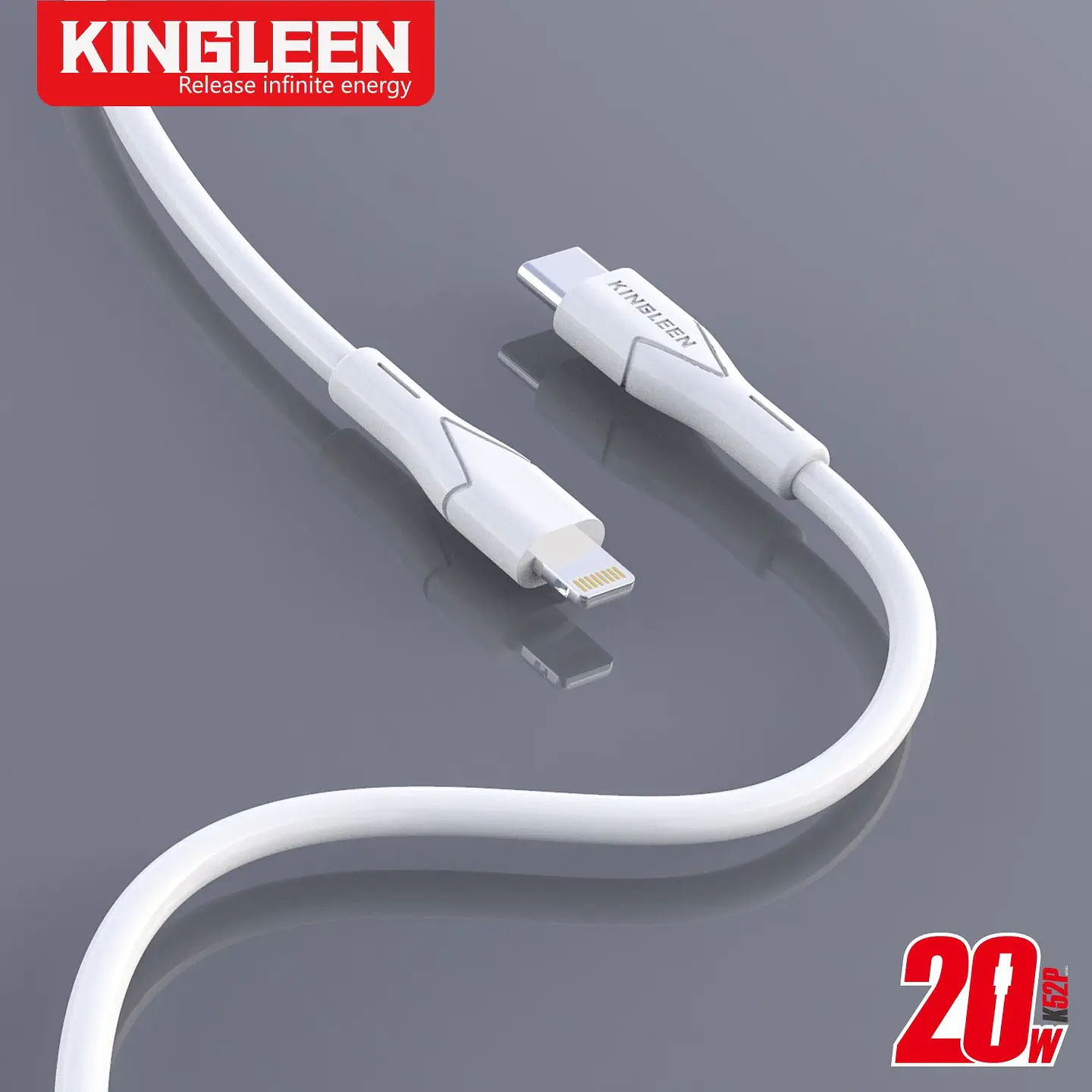 Cable Carga Rápida para IPhone a tipo C PD 20W 1Mts K52P 2