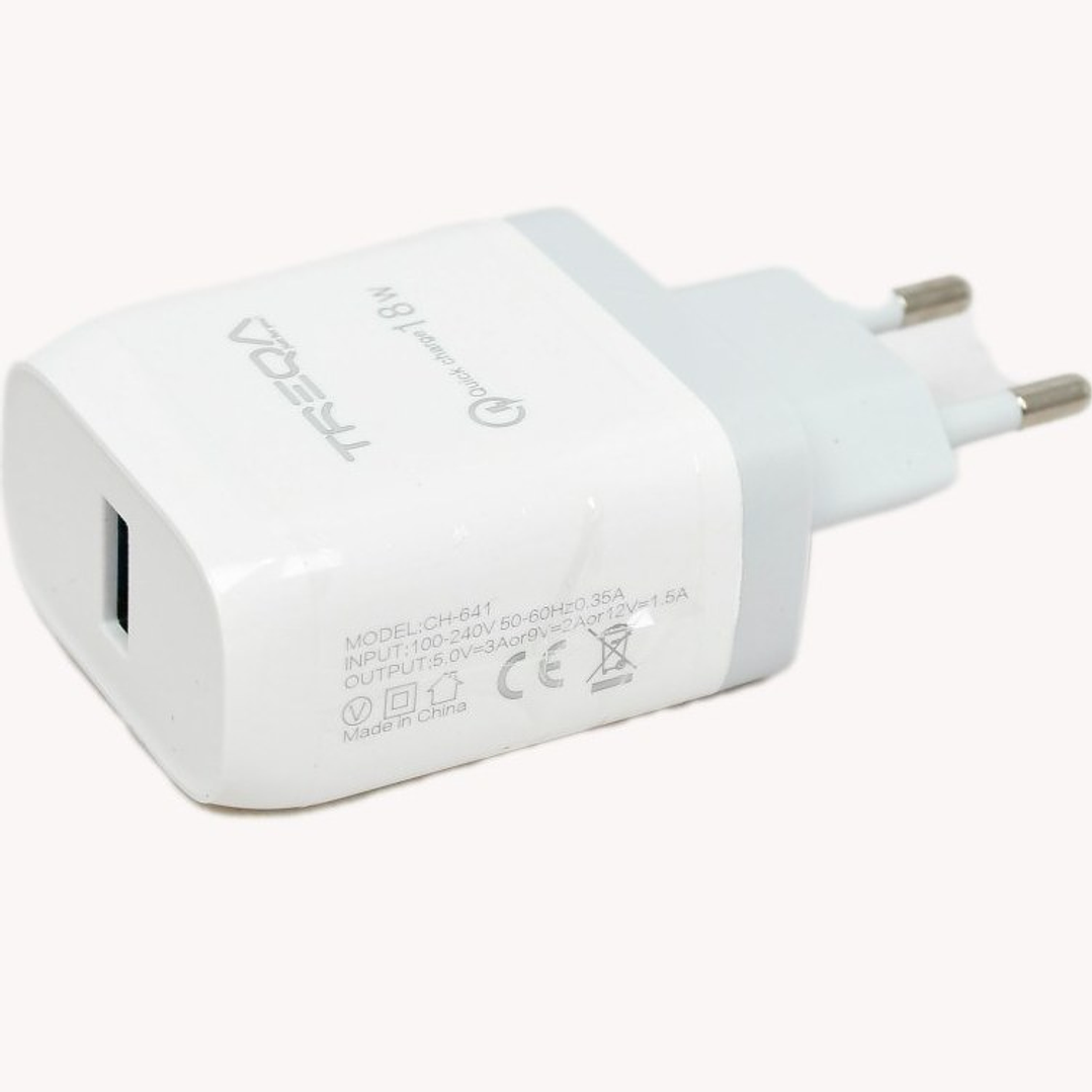 Cargador Completo Cable Tipo C Carga Rápida 18W CH-641 3