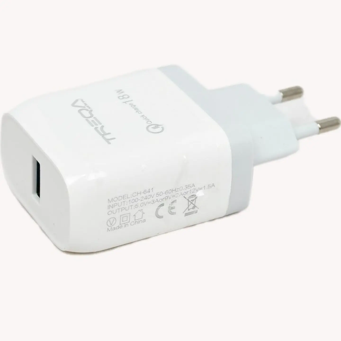 Cargador Completo Cable Tipo C Carga Rápida 18W CH-641 3