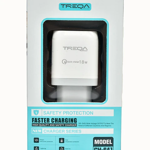 Cargador Completo Cable Tipo C Carga Rápida 18W CH-641
