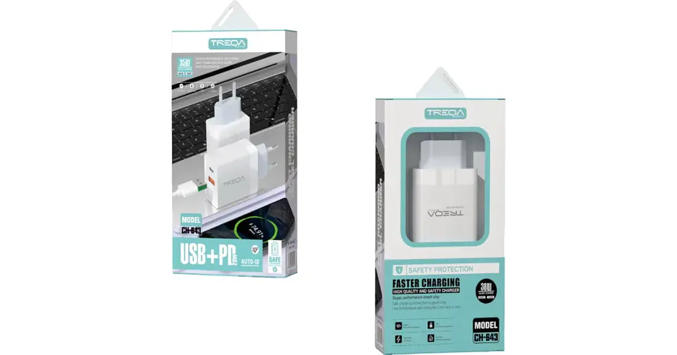 Cargador Completo IPhone Carga Rápida 20W CH-643 1