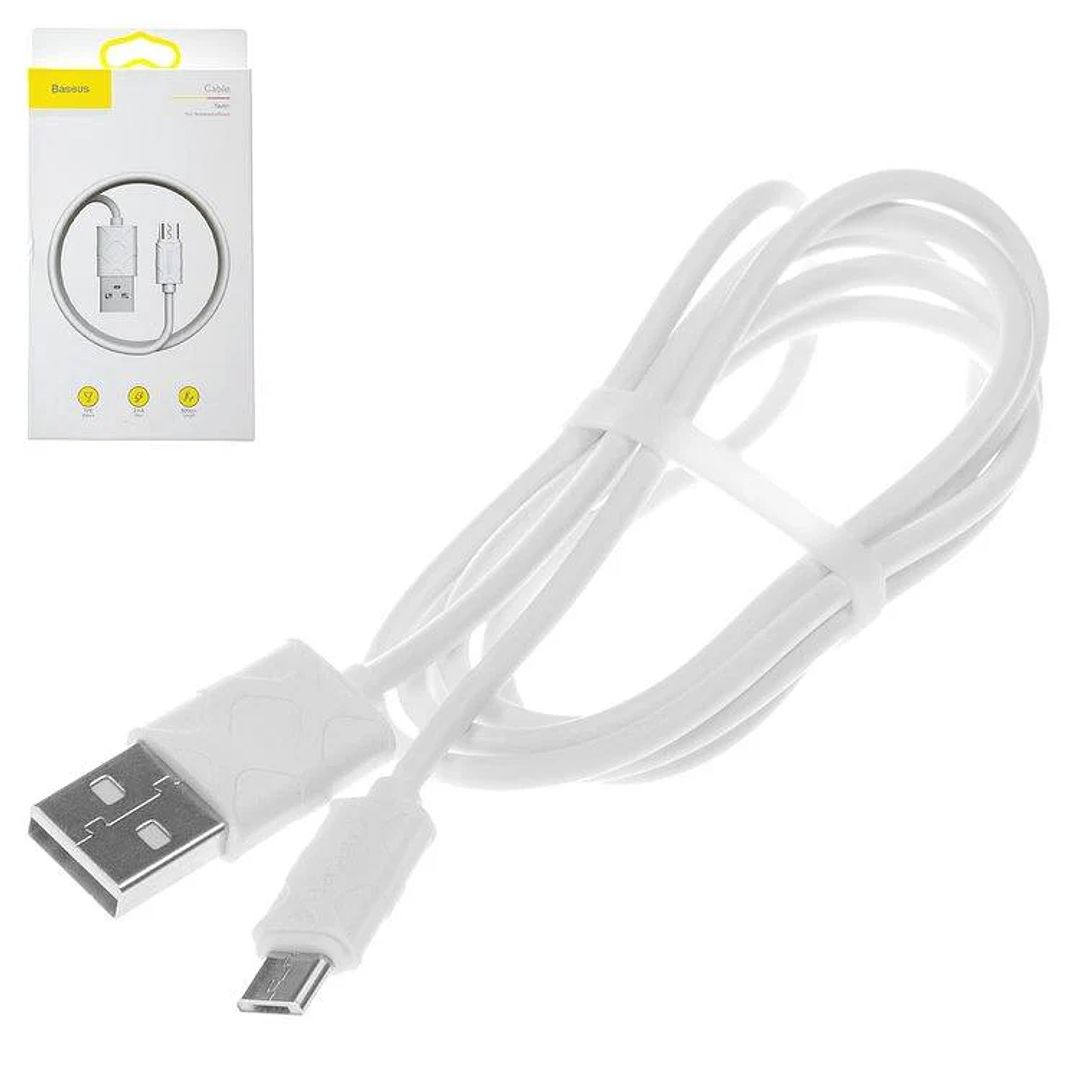 Cable de Carga Micro USB 2.1A 1.0Mts Baseus Yaven 3