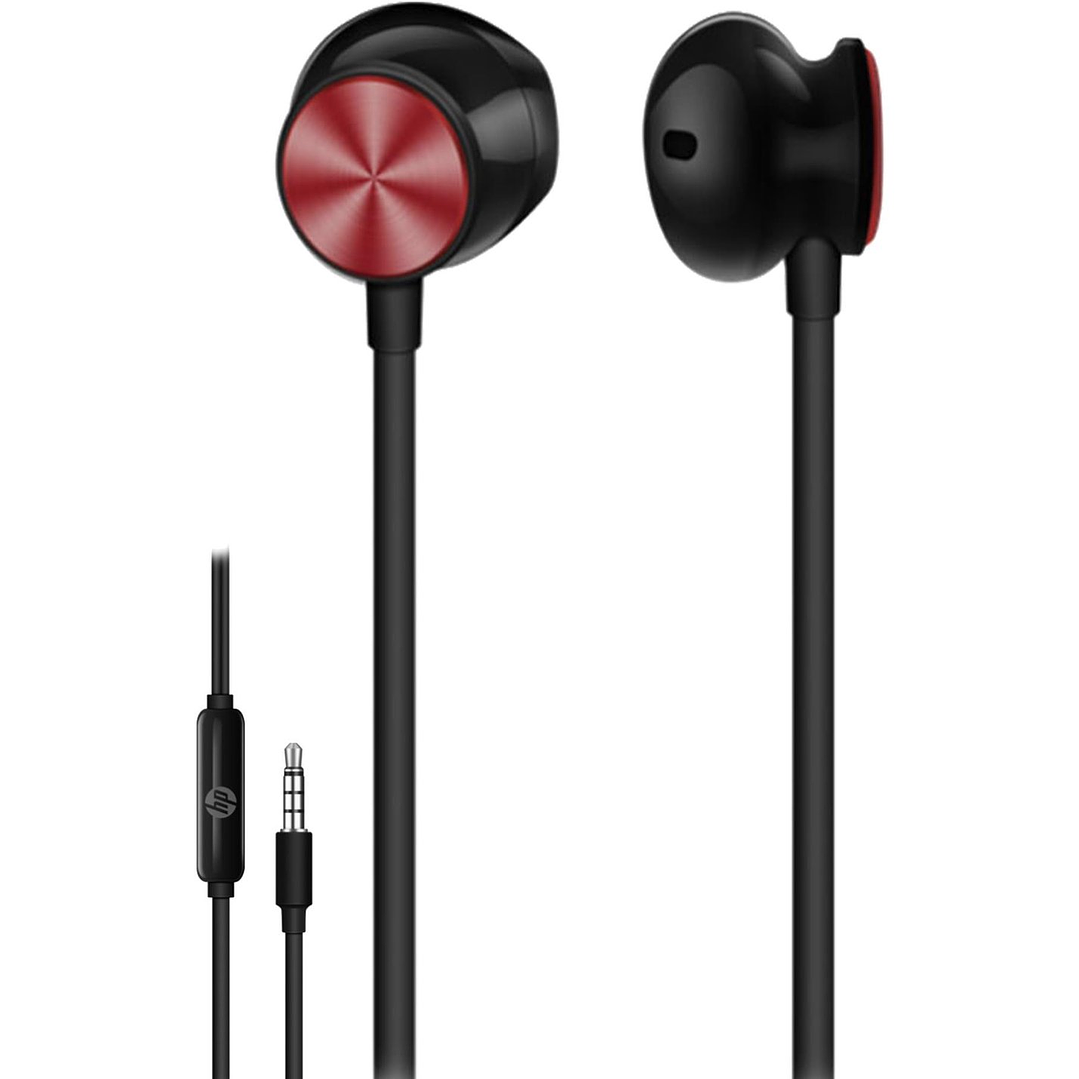 Audífonos In-Ear HP con Cable Negros DHH-1112 1