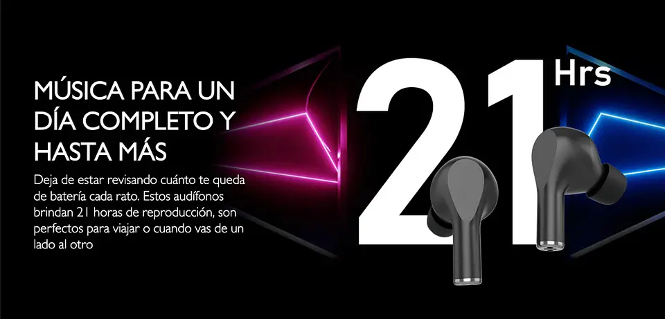 Audífonos In-Ear TWS Klipxtreme ZoundBuds KTE-250BK 8